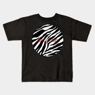 Zebra circle Kids T-Shirt